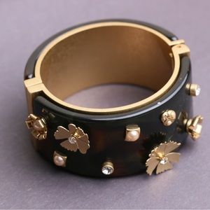Marc Jacobs luxury resin floral Cuff